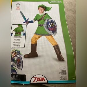 Nintendo Zelda Link Costume with Shield